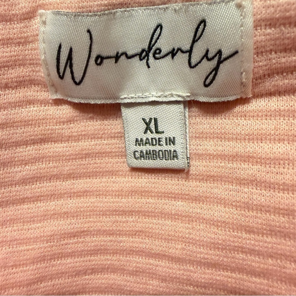 Wonderly 1/2 Zip Ribbed Pullover - Picture 6 of 7